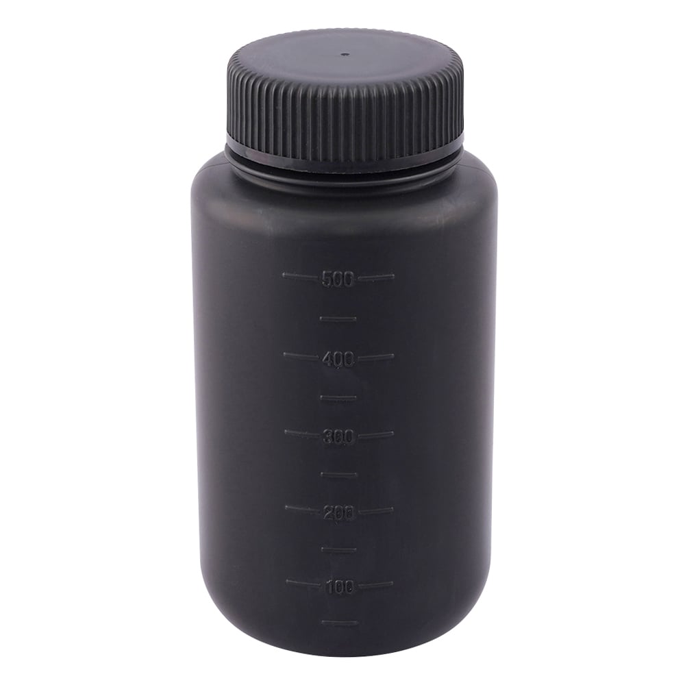 フッ素ガスコーティング容器（遮光タイプ） 500mL　JFWB-500 1本