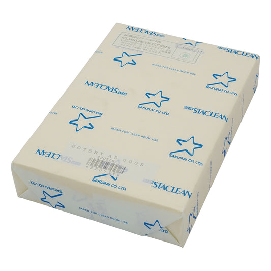 Cleanroom dust-free paper A5 Staclean 1 book (500 sheets) Yellow SC75RY 1 book (500 sheets)
