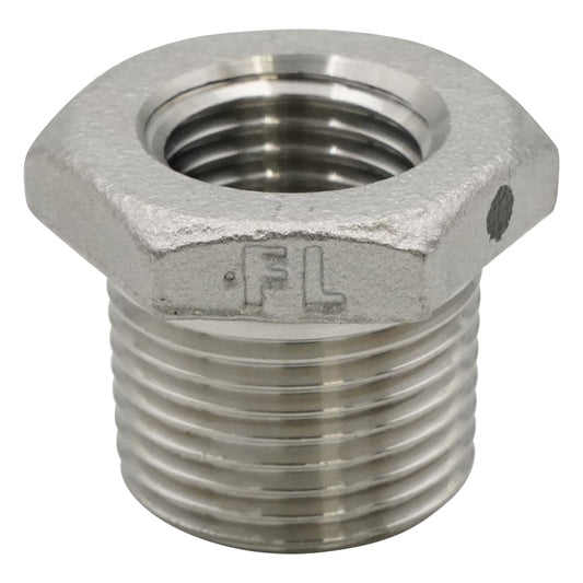 Stainless steel fitting (bushing) 3/8 x 1/4 VBU-S14-0302 1 piece