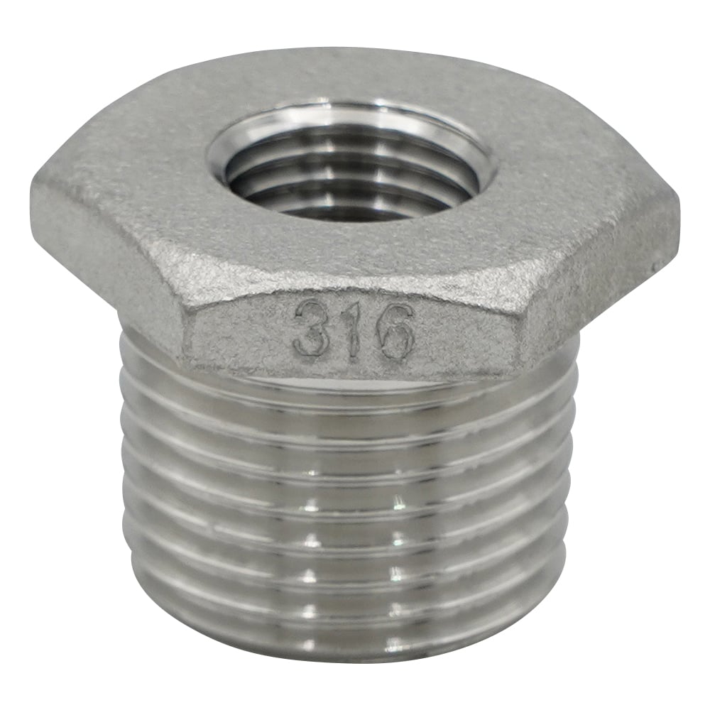 Stainless steel fitting (bushing) 1/2 x 1/4 VBU-S14-0402 1 piece