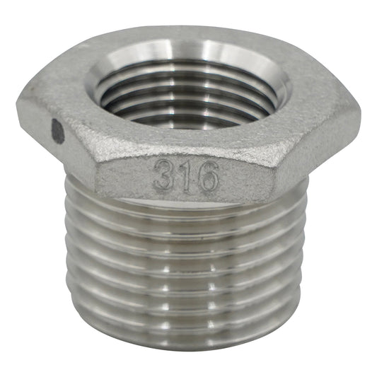 Stainless steel fitting (bushing) 1/2 x 3/8 VBU-S14-0403 1 piece