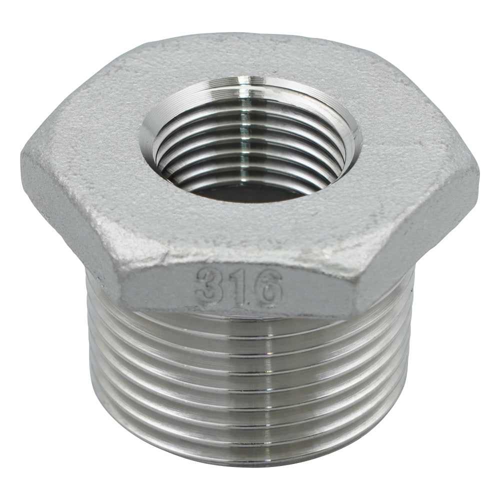 Stainless steel fitting (bushing) 3/4 x 3/8 VBU-S14-0603 1 piece