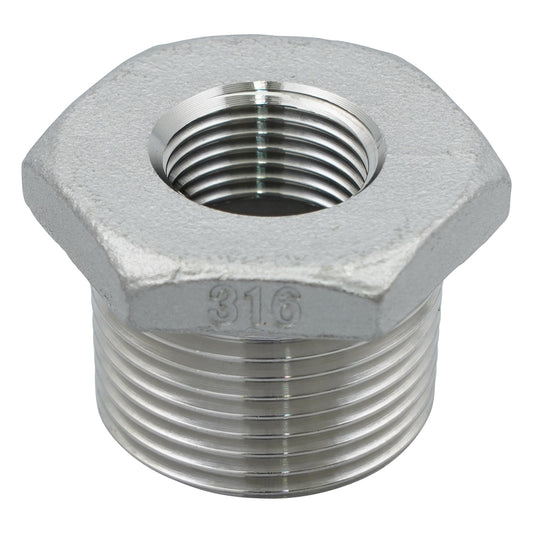 Stainless steel fitting (bushing) 3/4 x 3/8 VBU-S14-0603 1 piece
