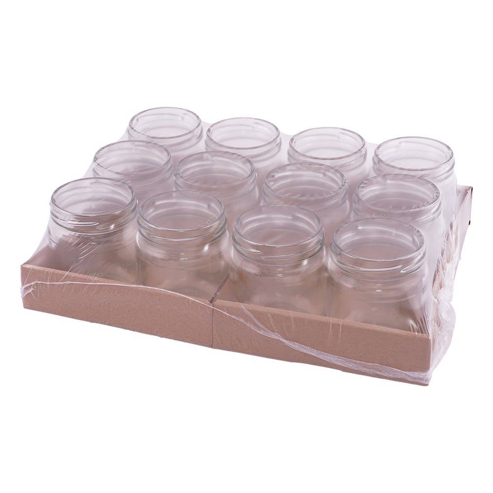 Glass bottle (wide mouth) 200mL 12 pieces 9070302 1 box (12 pieces)