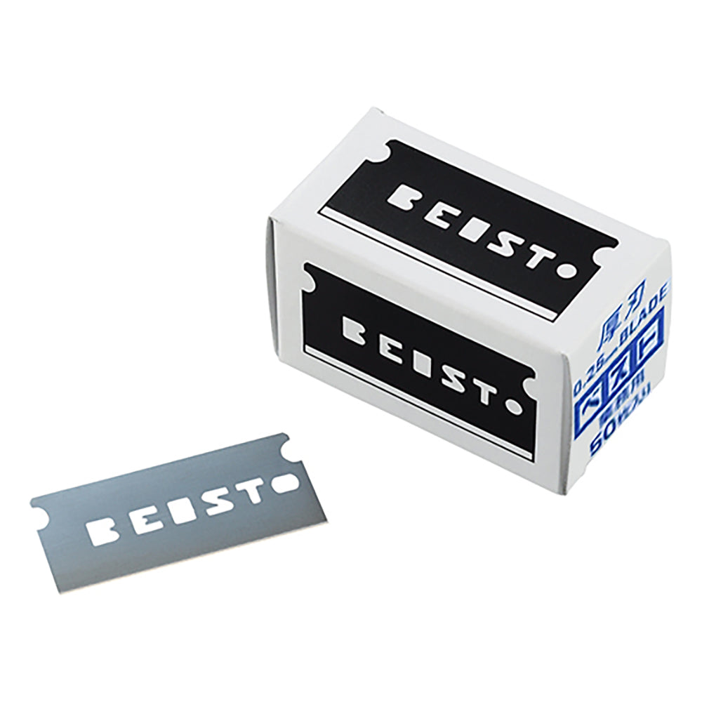 替刃（ベスト替刃） 厚刃 18.4×39.3×0.25mm 1箱（50枚入）　750KZ0019 1箱(50枚入)