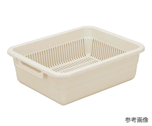 Dish drainer basket 545 x 425 x 175 mm PP beige No.0 1 piece