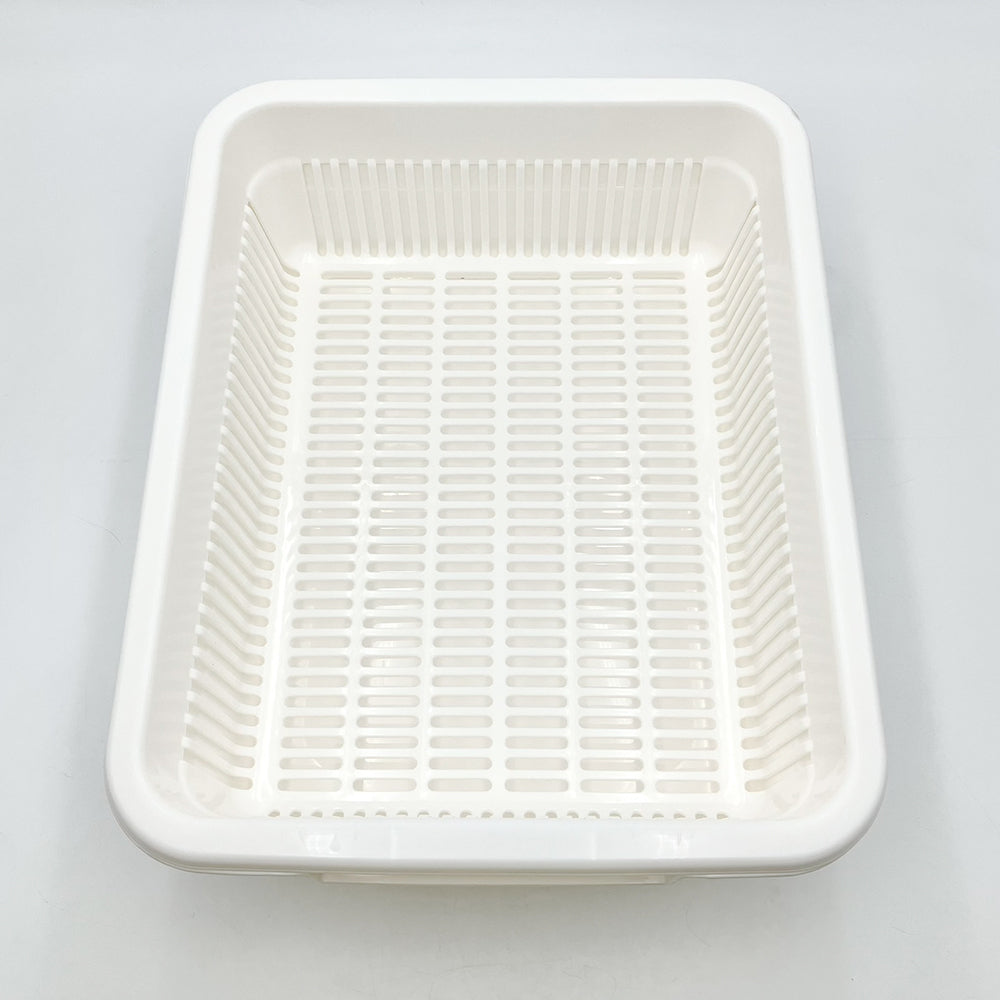 Dish drainer 475 x 375 x 155mm PP beige No.1 1pc
