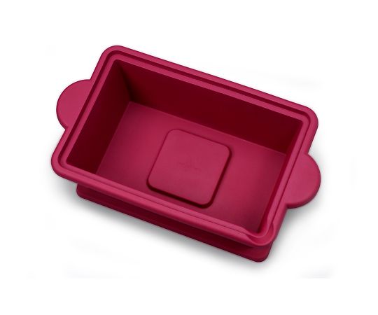 アイスバケツ（フタ・ハンドル付）　角型（赤）　9L 1個