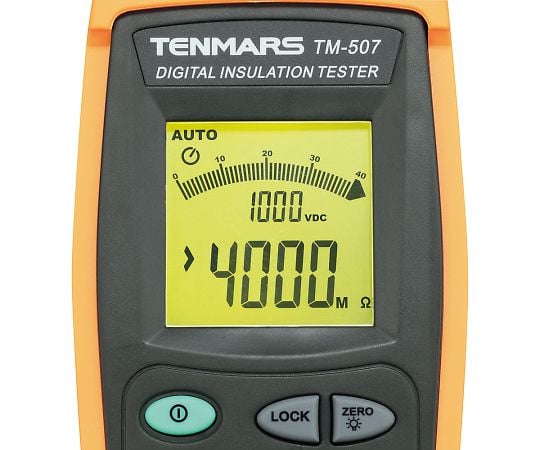 デジタル絶縁抵抗計（3レンジ）　TM-507 1個
