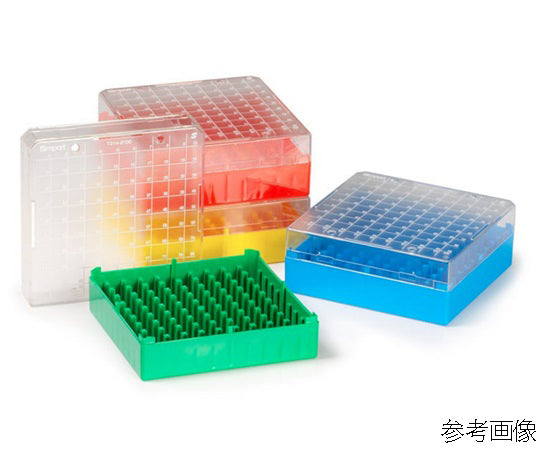 クライオストレージボックス　Cryostore（TM）　赤　4個入　T314-2100R 1パック(4個入)
