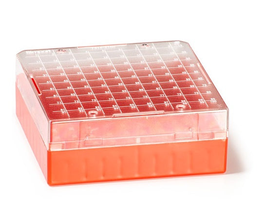 クライオストレージボックス　Cryostore（TM）　赤　4個入　T314-2100R 1パック(4個入)