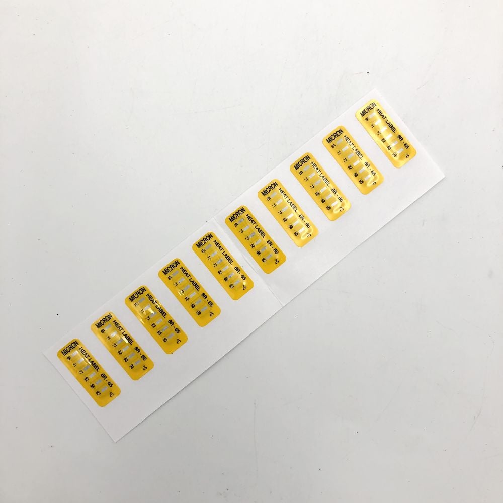ヒートラベル（不可逆性）6点表示 1箱（10枚入）　6R-65 1箱(10枚入)