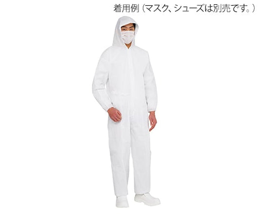 帯電防止フード付きつなぎ服　エレブレイク（R）　L 1枚