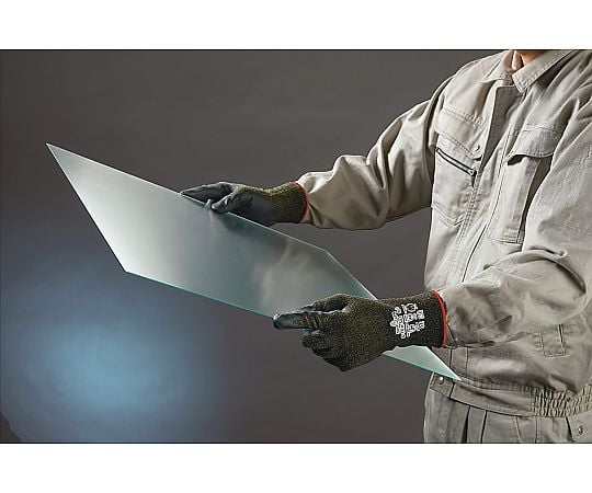 Cut-resistant nitrile rubber gloves with unlined back, 245mm, M, S-TEX581-M, 1 pair