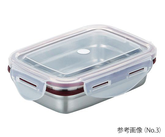 ステンレス角型容器（ロックタイプ）　350mL　No.3 1個