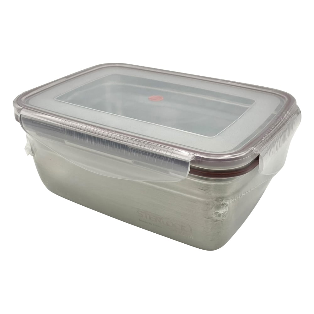 스테인리스 각형 용기(록 타입) 2000mL No.6-2 1개