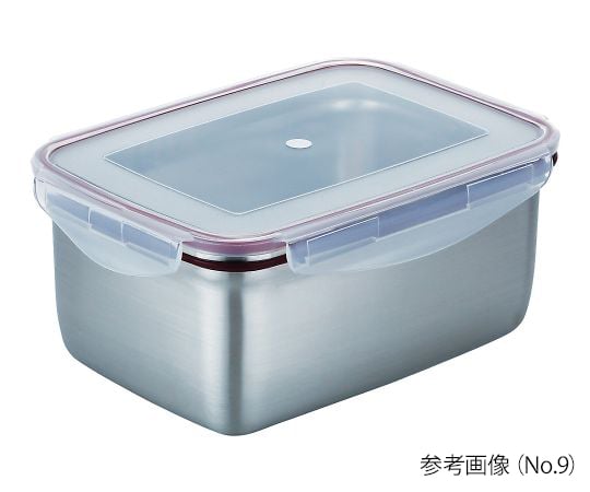 스테인리스 각형 용기(록 타입) 1000mL No.6-1 1개