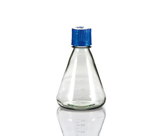 PC sterilized Erlenmeyer flask (autoclavable) flat bottom type 500mL 12 pieces FPC0500S 1 pack (12 pieces)