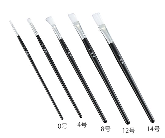 Flat Brush OCTAGON PBT No. 8 11899 1 piece