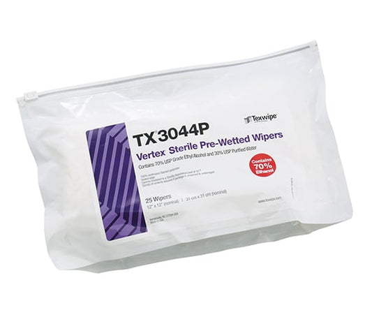 滅菌済みプリウェットワイパー Sterile Vertex（R） 310×310mm 1袋（25枚入）　TX3044P 1袋(25枚入)
