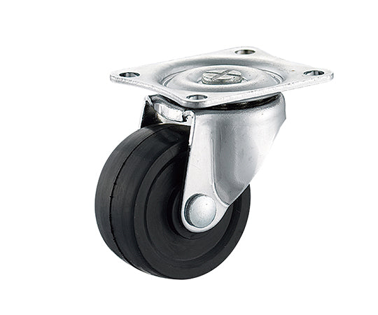 소형 캐스터(자재형) Φ32mm 고무 KFR-32 1개