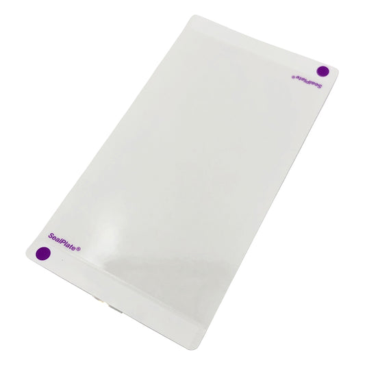 Seal plate film for ELISA, SealPlate ColorTab with lavender tab, 100 sheets, SP-IDL-100, 1 box (100 sheets)