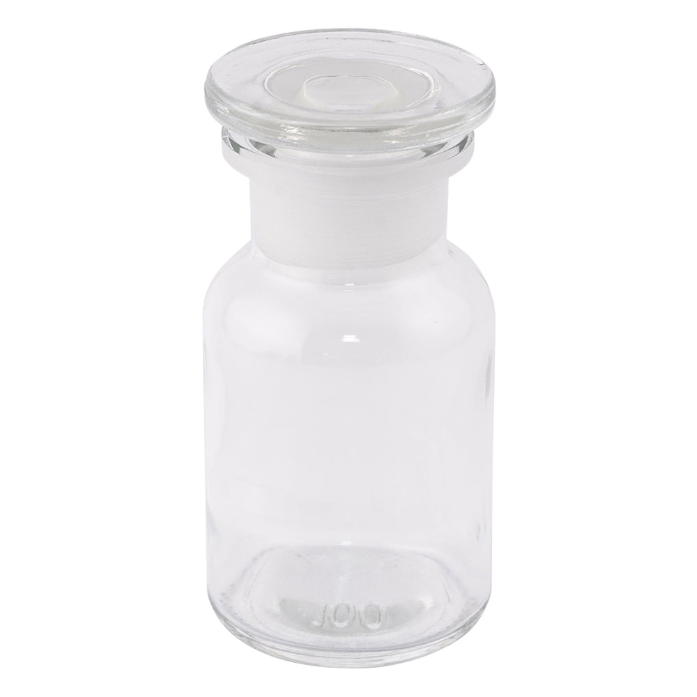Wide-mouth reagent bottle, white, 100mL, 632414104100, 1 piece