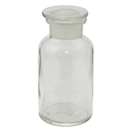 Wide-mouth reagent bottle, white, 500mL, 632414104500, 1 piece