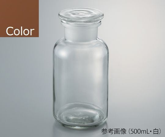 広口試薬瓶　茶　250mL　632414204250 1個