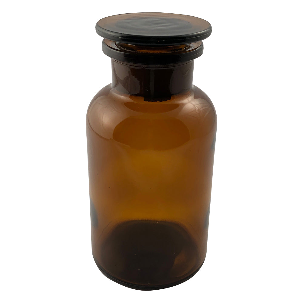 Wide-mouth reagent bottle, brown, 500mL, 632414204500, 1 piece