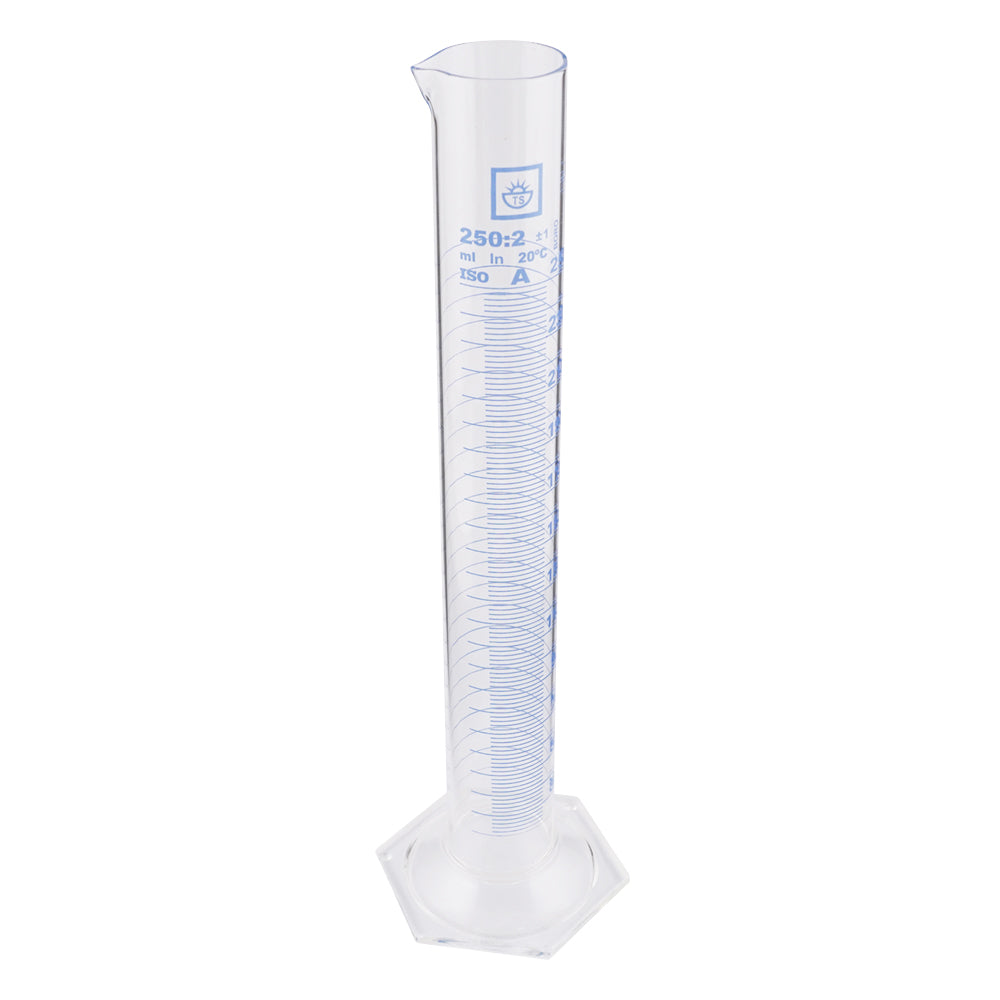 메스 실린더(파란 눈금) 250mL TSCY-250 1개