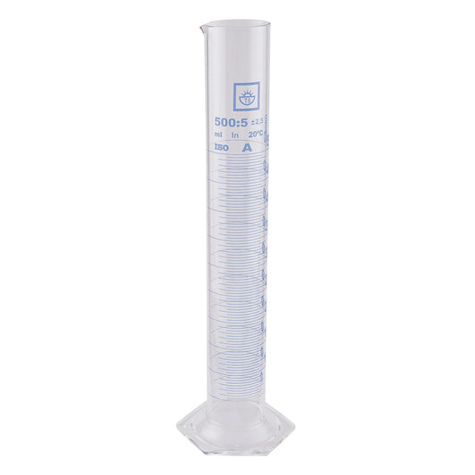 메스 실린더(파란 눈금) 500mL TSCY-500 1개