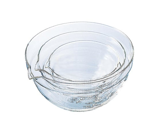 HARIO One-mouth Bowl Set, 3 Sizes, KB-1318, 1 Set
