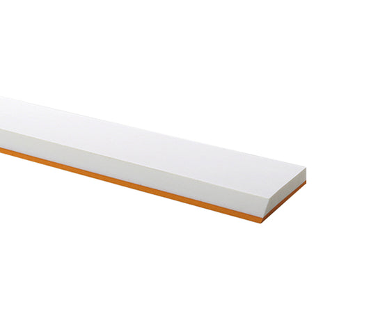 ならしヘラ（ゴム付き）　白+オレンジ　硬め　W-50 1個