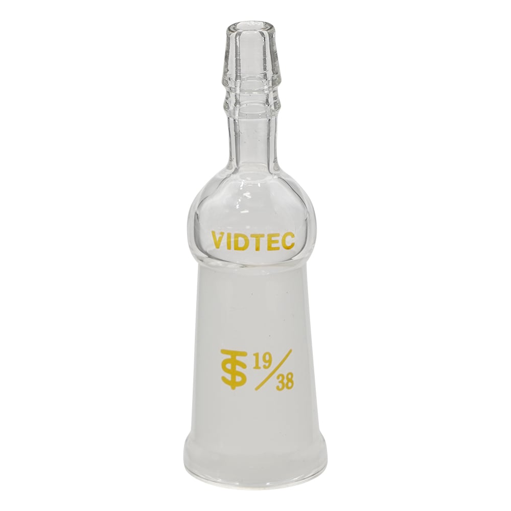 排気管直管メス型（先端ゴム止め付）　普通摺合　1694-03-1 1個