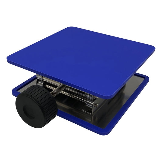 シリコンマット付きラボジャッキ　天板200×200mm 1個