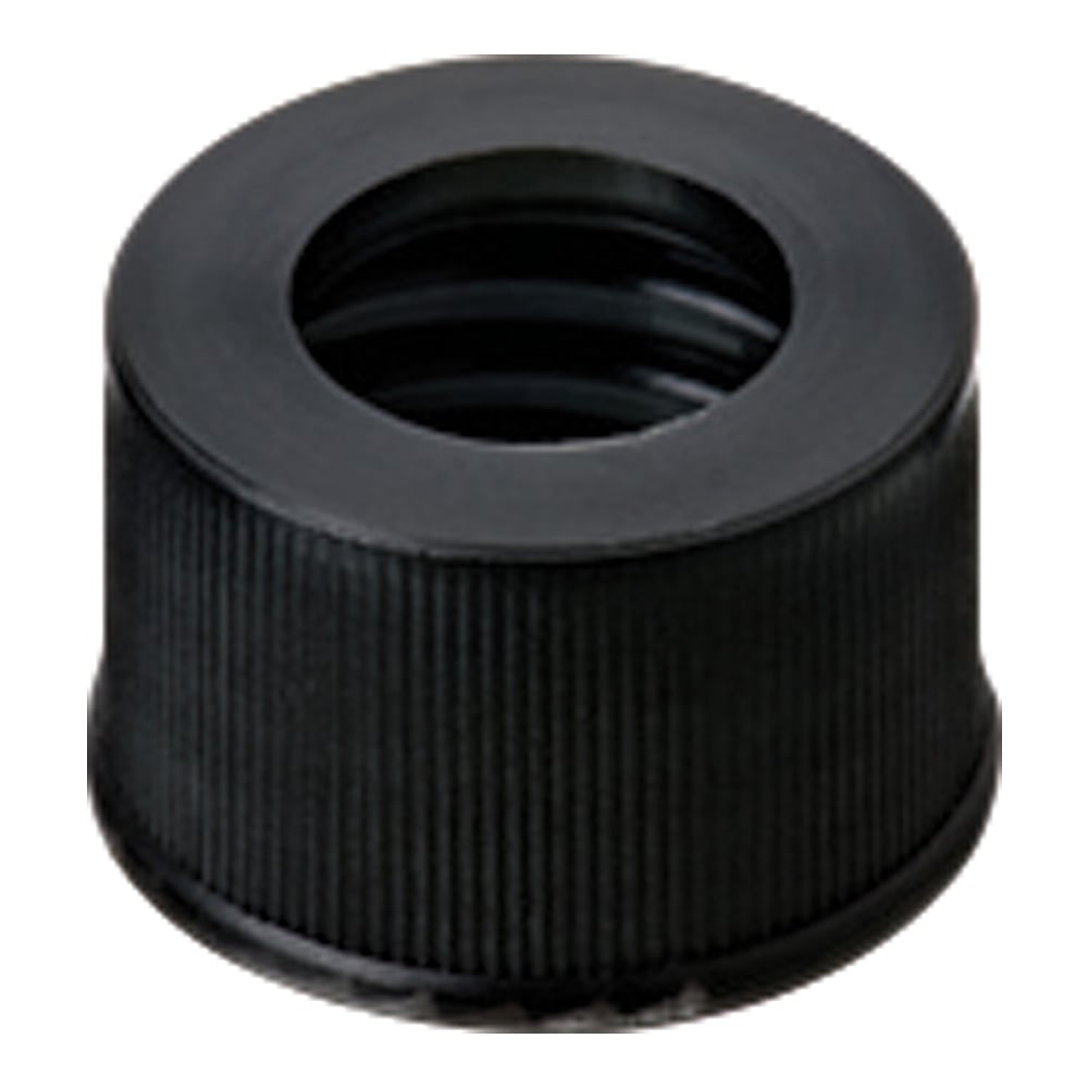 オートサンプラー用バイアル用 黒キャップ+セプタム（PTFE/ゴム）1袋（100個入） 1袋(100個入)