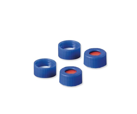 Blue caps for autosampler vials, 100 pieces, 4008228, 1 bag (100 pieces)