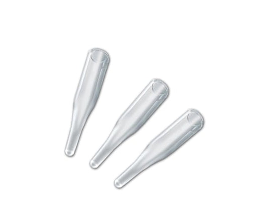 Spring-free (legless) inserts for autosampler vials, pack of 100, 7401744, 1 bag (pack of 100)