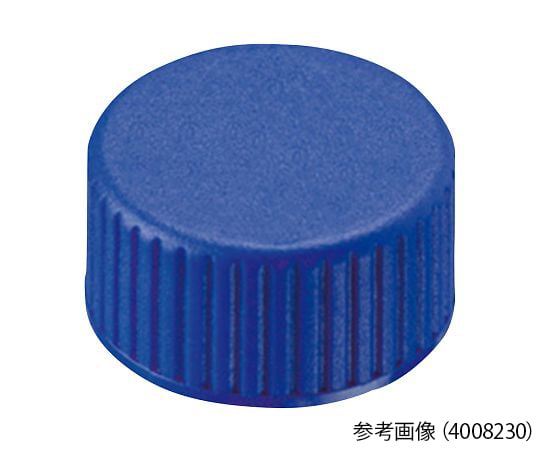 Vial cap for autosampler (for cap standard 9-425) Blue screw cap without hole + septum (PTFE/silicone) 100 pieces 4008227 1 bag (100 pieces)