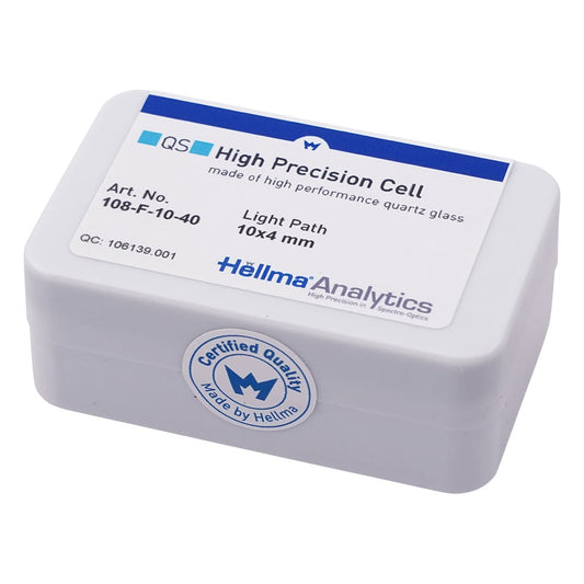 Helma(R) Quartz Cell, Semi-Micro for Fluorescence, 108-F-10-40, 1 pc