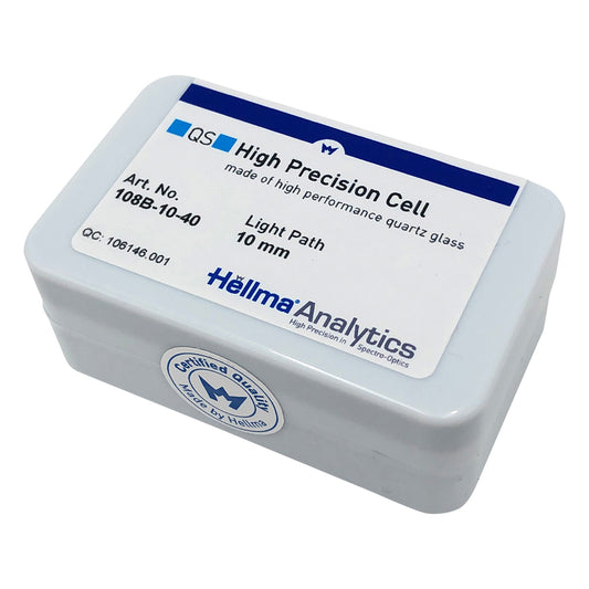 ヘルマ（R）石英セル　セミマイクロブラック　108B-10-40 1個