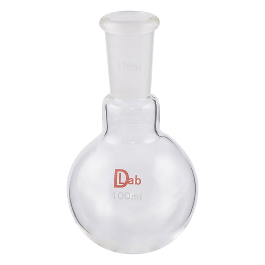 Common ground round bottom flask (borosilicate glass-1) 100mL 19/38 1pc
