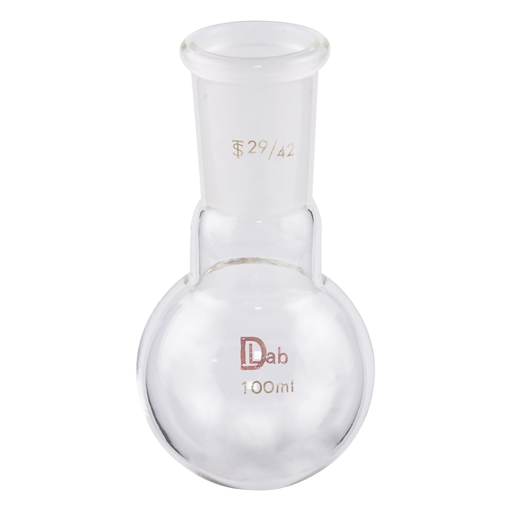 공통 슬라이딩 둥근 바닥 플라스크(붕규산 유리-1) 100mL 29/42 1개