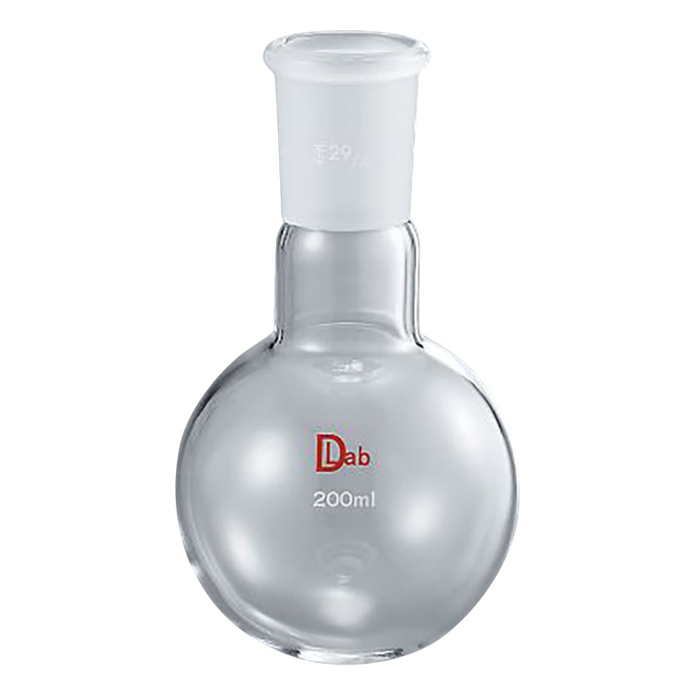 Common ground round bottom flask (borosilicate glass-1) 200mL 29/42 1pc