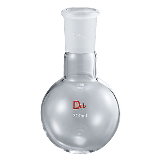 Common ground round bottom flask (borosilicate glass-1) 200mL 29/42 1pc