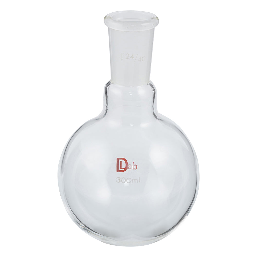 Common ground round bottom flask (borosilicate glass-1) 300mL 24/40 1pc