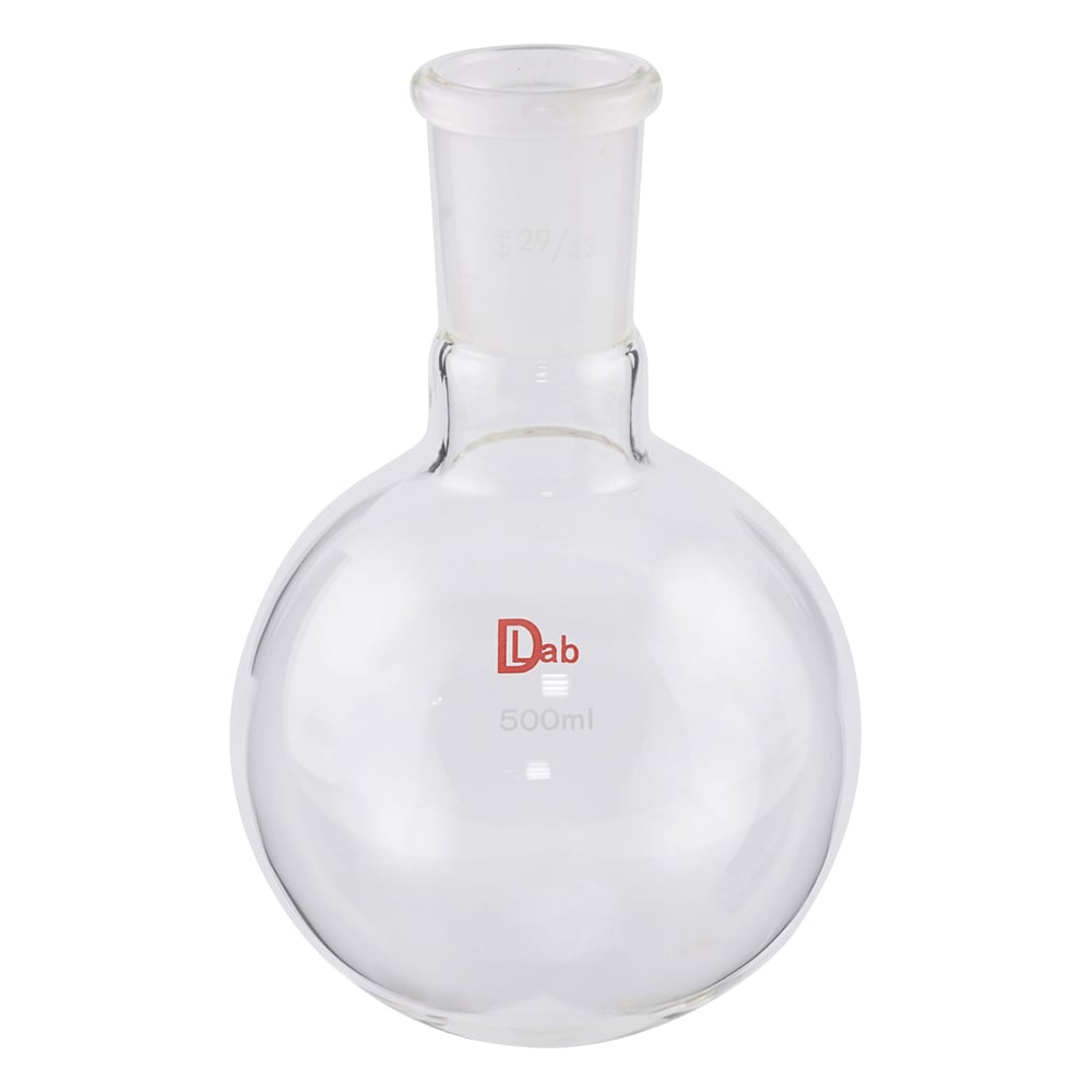 Common ground round bottom flask (borosilicate glass-1) 500mL 29/42 1pc