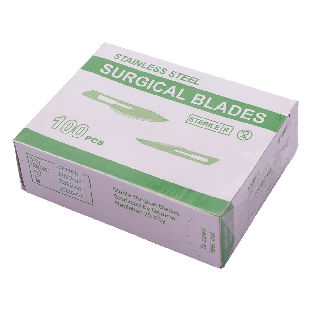 Dissecting scalpel (replacement scalpel blade) Compatible holder #3 100 pieces #10 1 pack (100 pieces)