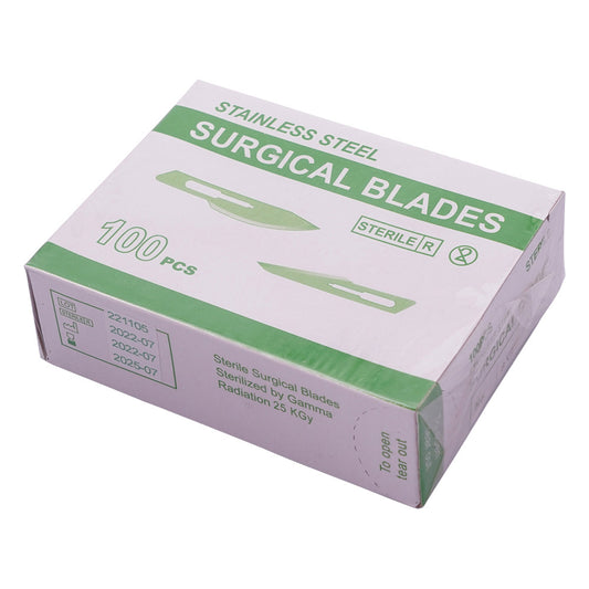 Dissecting scalpel (replacement scalpel blade) Compatible holder #3 100 pieces #10 1 pack (100 pieces)